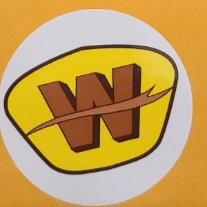 Washington Yarders logo brown - sticker