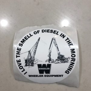 I Love The Smell Of Diesel In The Morning - Sticker